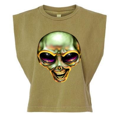 Alien Grin Garment-Dyed Women's Muscle Tee