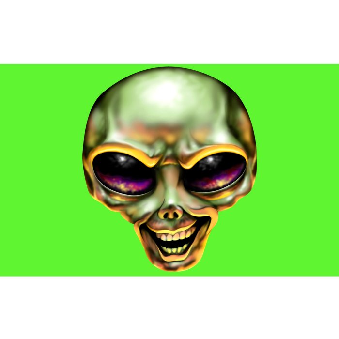 Alien Grin Bumper Sticker