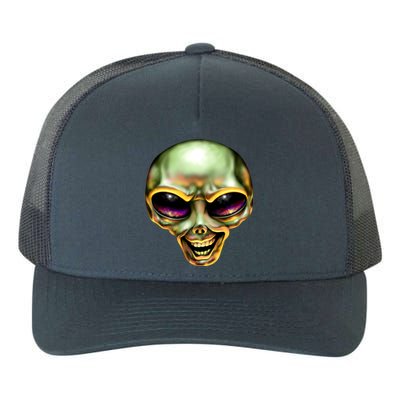 Alien Grin Yupoong Adult 5-Panel Trucker Hat