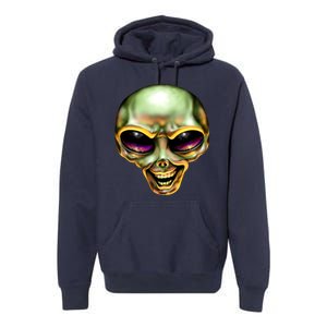 Alien Grin Premium Hoodie