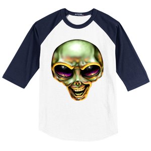 Alien Grin Baseball Sleeve Shirt