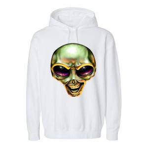 Alien Grin Garment-Dyed Fleece Hoodie