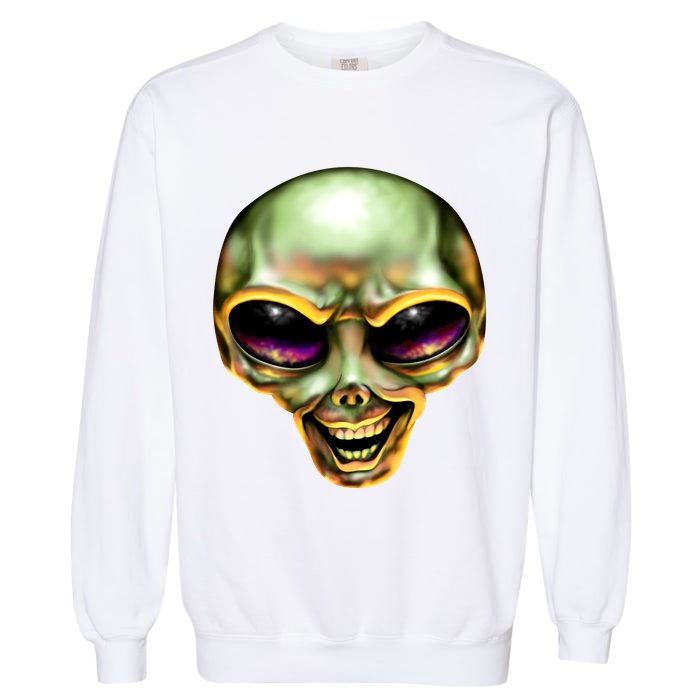 Alien Grin Garment-Dyed Sweatshirt