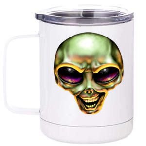 Alien Grin 12 oz Stainless Steel Tumbler Cup