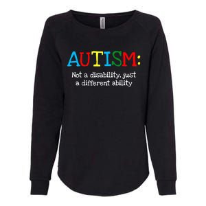 Autistic Gifts Adult Different Ability Autism Awareness Womens California Wash Sweatshirt