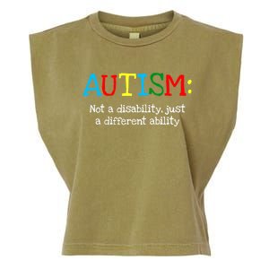 Autistic Gifts Adult Different Ability Autism Awareness Garment-Dyed Women's Muscle Tee