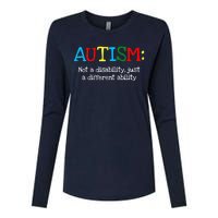 Autistic Gifts Adult Different Ability Autism Awareness Womens Cotton Relaxed Long Sleeve T-Shirt