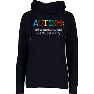 Autistic Gifts Adult Different Ability Autism Awareness Womens Funnel Neck Pullover Hood