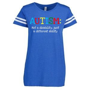 Autistic Gifts Adult Different Ability Autism Awareness Enza Ladies Jersey Football T-Shirt