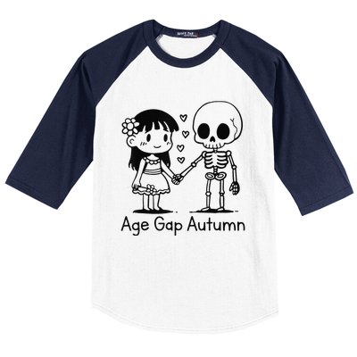 Age Gap Autumn Ghost Baseball Sleeve Shirt