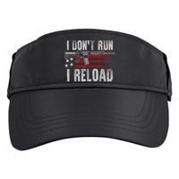 AR15 Gun American Flag I Don't Run I Reload I Dont Run Adult Drive Performance Visor