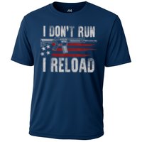 AR15 Gun American Flag I Don't Run I Reload I Dont Run Performance Shirt