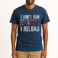 AR15 Gun American Flag I Don't Run I Reload I Dont Run Tall T-Shirt
