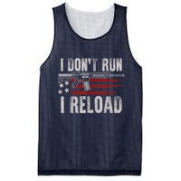 AR15 Gun American Flag I Don't Run I Reload I Dont Run Mesh Reversible Basketball Jersey Tank