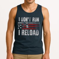AR15 Gun American Flag I Don't Run I Reload I Dont Run Tank Top