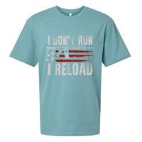 AR15 Gun American Flag I Don't Run I Reload I Dont Run Sueded Cloud Jersey T-Shirt
