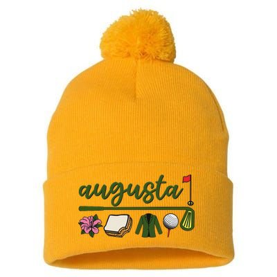 Augusta Georgia, Azalea, Golf, Pimento Cheese Pom Pom 12in Knit Beanie