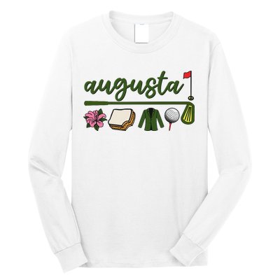 Augusta Georgia, Azalea, Golf, Pimento Cheese Long Sleeve Shirt