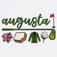 Augusta Georgia, Azalea, Golf, Pimento Cheese Flatbill Hat