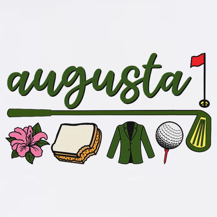 Augusta Georgia, Azalea, Golf, Pimento Cheese Flatbill Hat