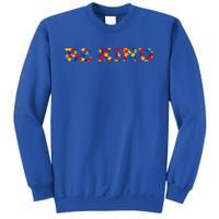 Autism Gift Autism Awareness Be Kind Colorful Puzzle Pieces Cute Gift Sweatshirt