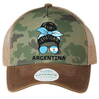 Argentinian Girl Argentina Girl Chica Argentine Legacy Tie Dye Trucker Hat