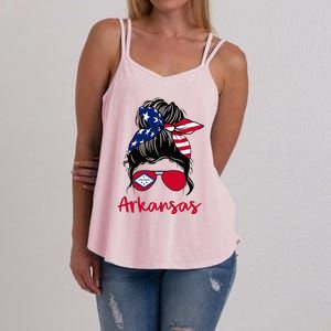 Arkansas Girl Arkansas Flag State Girlfriend Women's Strappy Tank