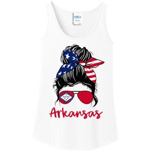 Arkansas Girl Arkansas Flag State Girlfriend Ladies Essential Tank