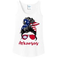 Arkansas Girl Arkansas Flag State Girlfriend Ladies Essential Tank