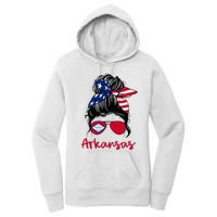 Arkansas Girl Arkansas Flag State Girlfriend Women's Pullover Hoodie