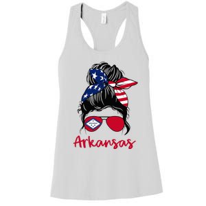 Arkansas Girl Arkansas Flag State Girlfriend Women's Racerback Tank