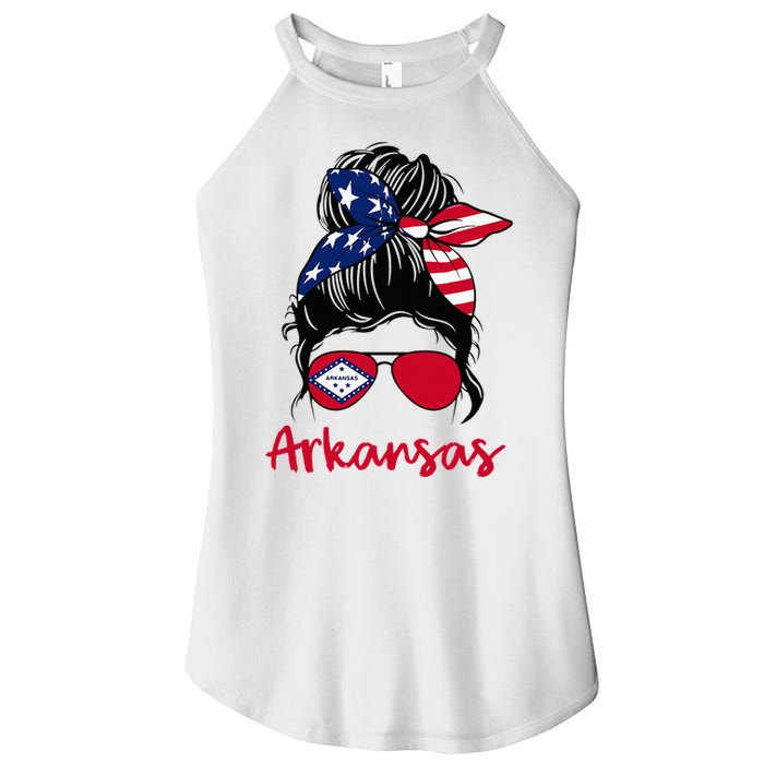 Arkansas Girl Arkansas Flag State Girlfriend Women's Perfect Tri Rocker Tank