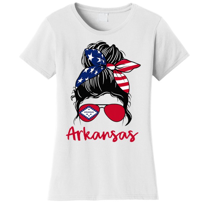 Arkansas Girl Arkansas Flag State Girlfriend Women's T-Shirt