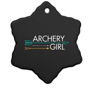 Archery Gift Ceramic Star Ornament