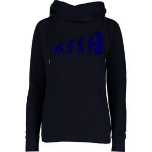 Arcade Gaming Womens Funnel Neck Pullover Hood