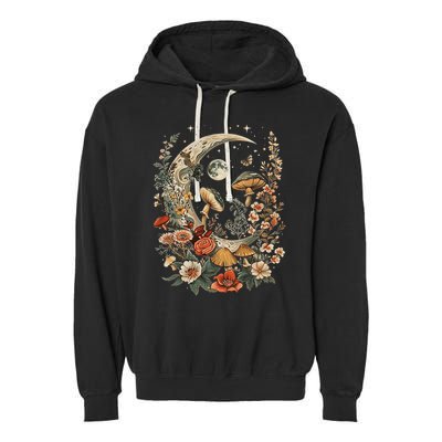 Aesthetic Goblincore And Dark Cottage Core Clothes Mushroom Garment-Dyed Fleece Hoodie