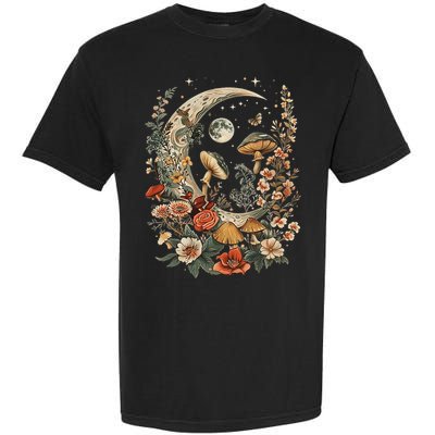 Aesthetic Goblincore And Dark Cottage Core Clothes Mushroom Garment-Dyed Heavyweight T-Shirt