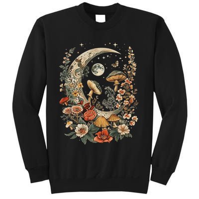 Aesthetic Goblincore And Dark Cottage Core Clothes Mushroom Sweatshirt