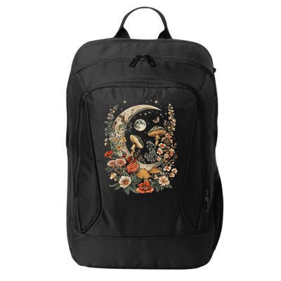 Aesthetic Goblincore And Dark Cottage Core Clothes Mushroom City Backpack