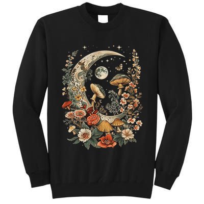 Aesthetic Goblincore And Dark Cottage Core Clothes Mushroom Tall Sweatshirt