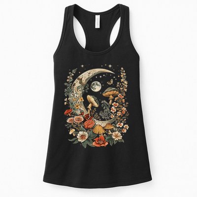 Aesthetic Goblincore And Dark Cottage Core Clothes Mushroom Womens Tank Top