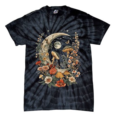 Aesthetic Goblincore And Dark Cottage Core Clothes Mushroom Tie-Dye T-Shirt