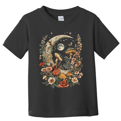 Aesthetic Goblincore And Dark Cottage Core Clothes Mushroom Toddler T-Shirt