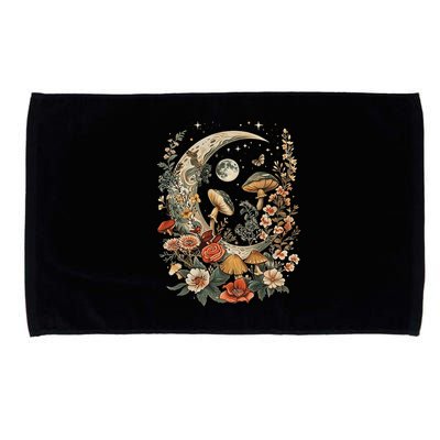 Aesthetic Goblincore And Dark Cottage Core Clothes Mushroom Microfiber Hand Towel