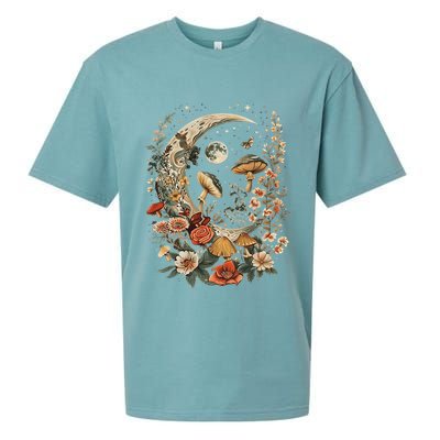 Aesthetic Goblincore And Dark Cottage Core Clothes Mushroom Sueded Cloud Jersey T-Shirt