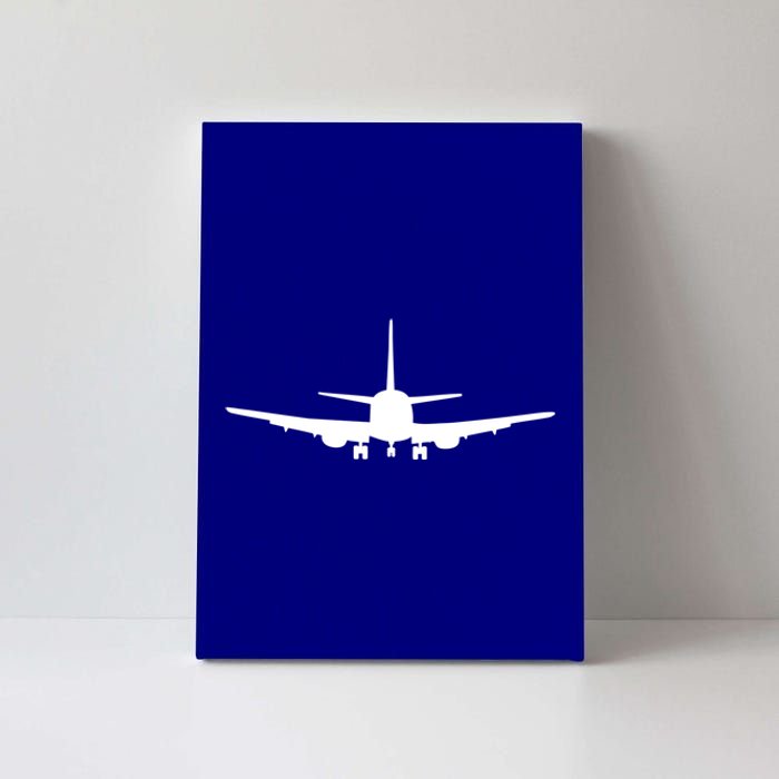 Airplane Gift Airplane Jet Gift Blue Small Canvas