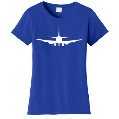 Airplane Gift Airplane Jet Gift Blue Small Women's T-Shirt