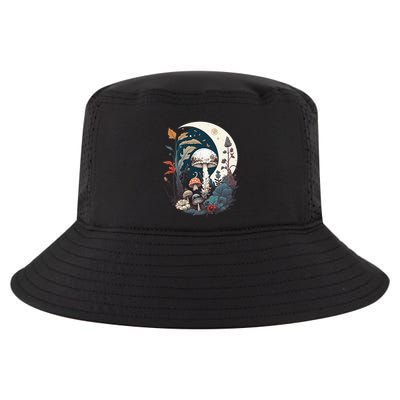Aesthetic Goblincore And Dark Cottagecore Mushroom Cool Comfort Performance Bucket Hat