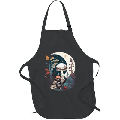 Aesthetic Goblincore And Dark Cottagecore Mushroom Apron