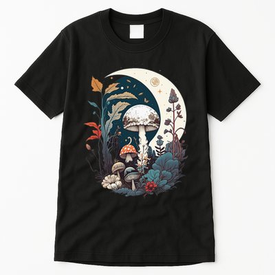 Aesthetic Goblincore And Dark Cottagecore Mushroom Tall T-Shirt